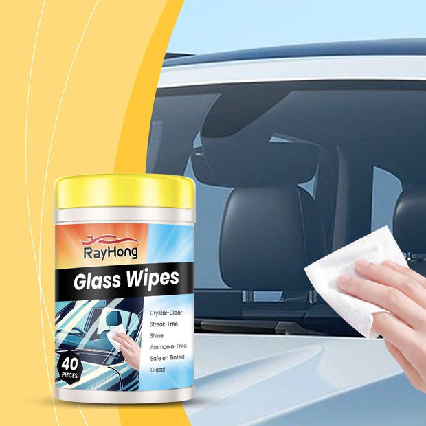 Car Glass Cleaning Wipes