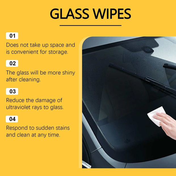 Car Glass Cleaning Wipes