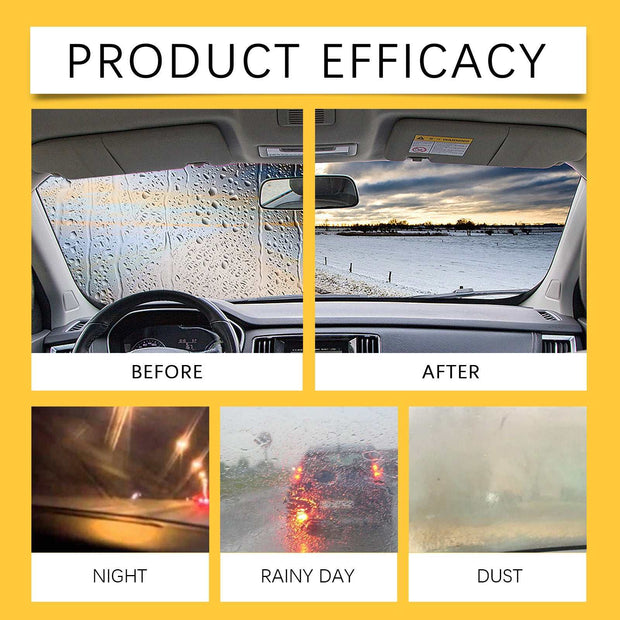 Car Glass Cleaning Wipes
